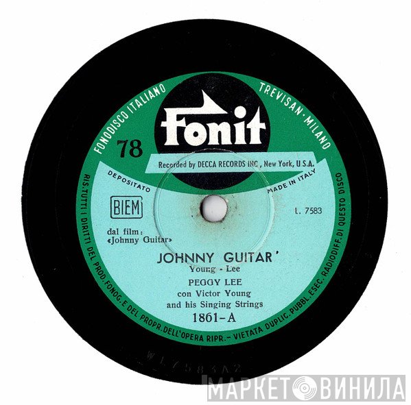 Peggy Lee Con Victor Young And His Singing Strings  - Johnny Guitar / Autumn In Rome