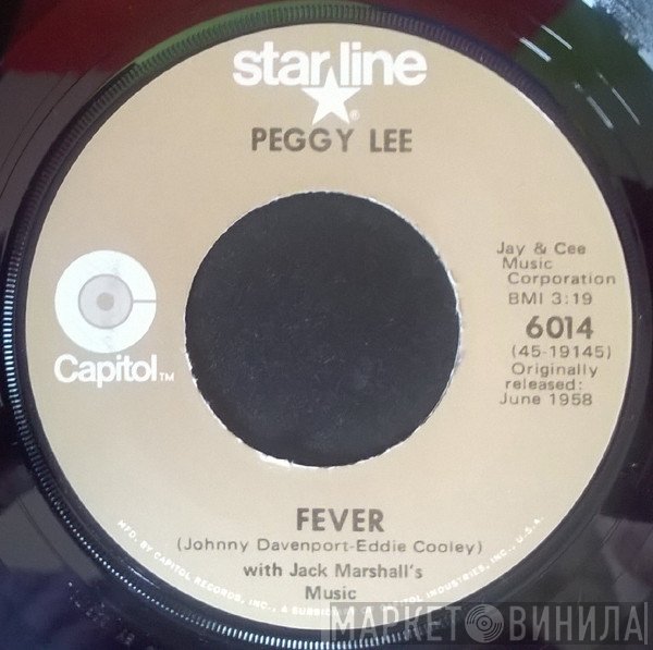 Peggy Lee - Fever / Alright, Okay, You Win