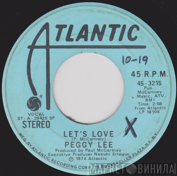 Peggy Lee - Let's Love