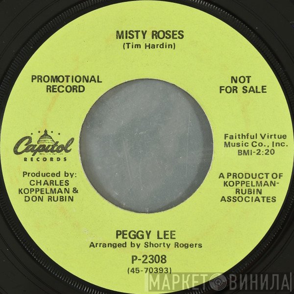 Peggy Lee  - Misty Roses
