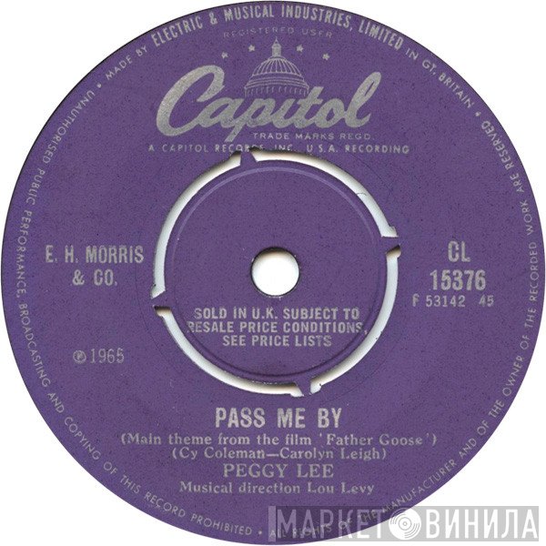 Peggy Lee - Pass Me By