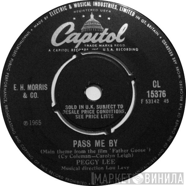 Peggy Lee - Pass Me By