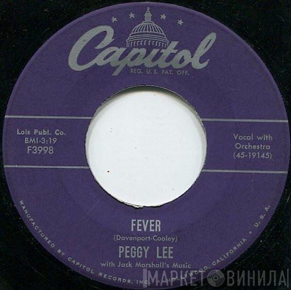 Peggy Lee With Jack Marshall's Music  - Fever