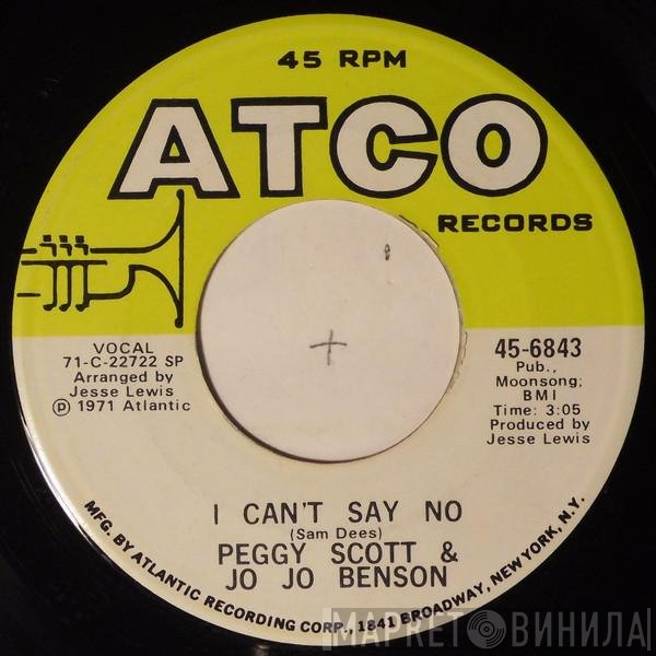 Peggy Scott & Jo Jo Benson - I Can't Say No / Loving Line