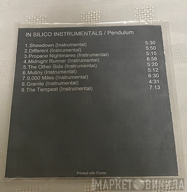 Pendulum   - In Silico - Instrumentals
