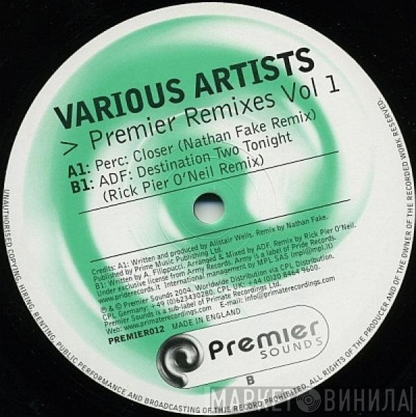 Perc, ADF - Premier Remixes Vol 1