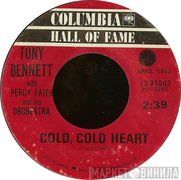 Percy Faith & His Orchestra, Tony Bennett - Cold, Cold Heart / Because Of You
