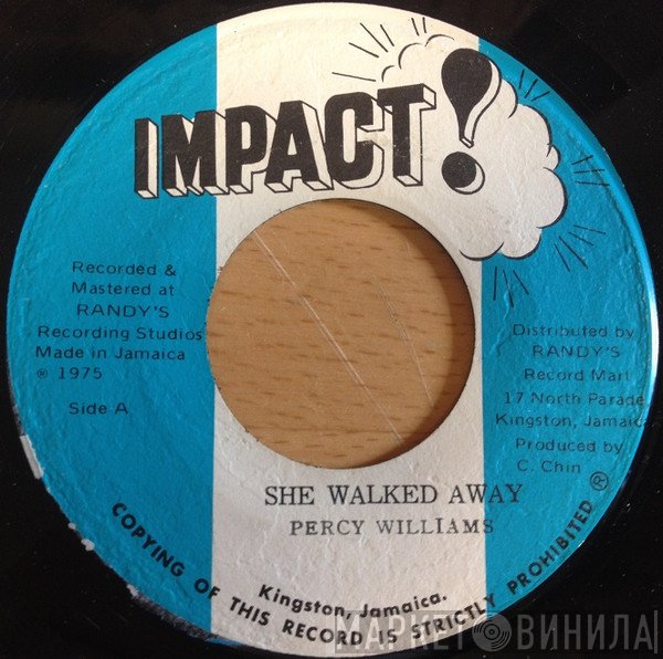 Percy Williams - She Walked Away