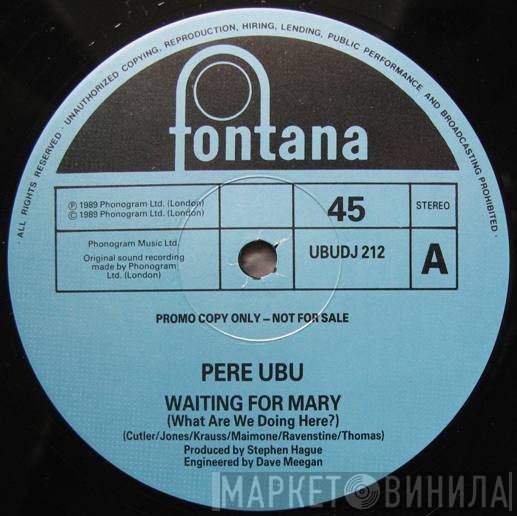 Pere Ubu - Waiting For Mary (What Are We Doing Here?)