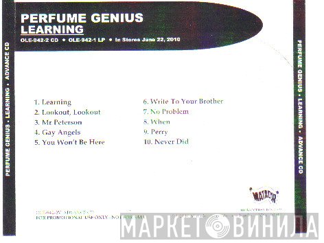 Perfume Genius  - Learning