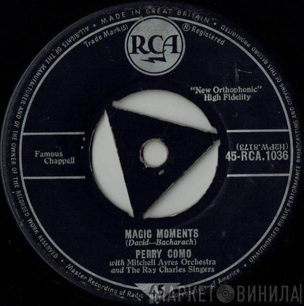 Perry Como, Mitchell Ayres And His Orchestra, The Ray Charles Singers - Magic Moments / Catch A Falling Star