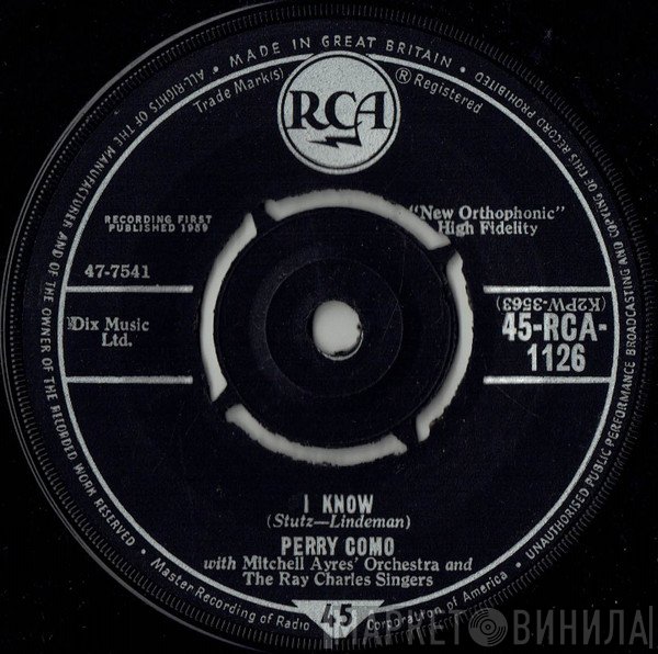 Perry Como - I Know