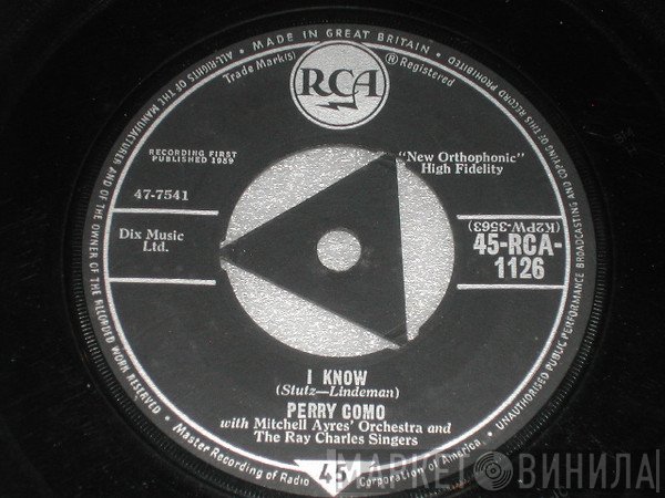 Perry Como  - I Know