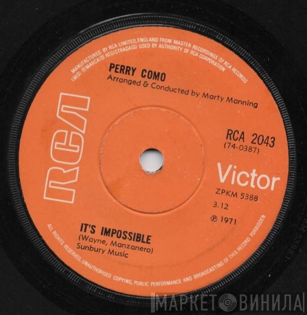 Perry Como - It's Impossible / Long Life, Lots Of Happiness
