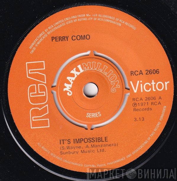 Perry Como - It's Impossible
