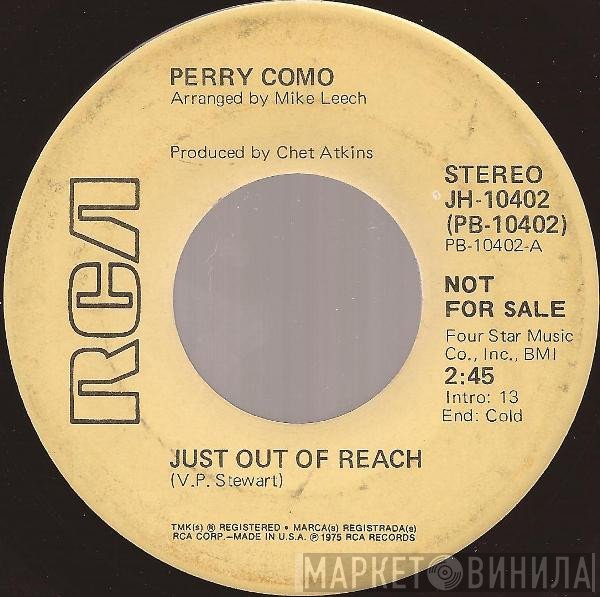 Perry Como - Just Out Of Reach