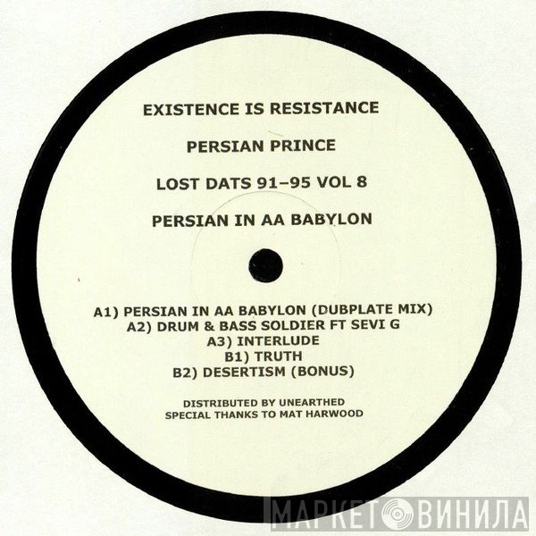Persian Prince - Lost Dats 91-95 Vol 8 Persian In AA Babylon