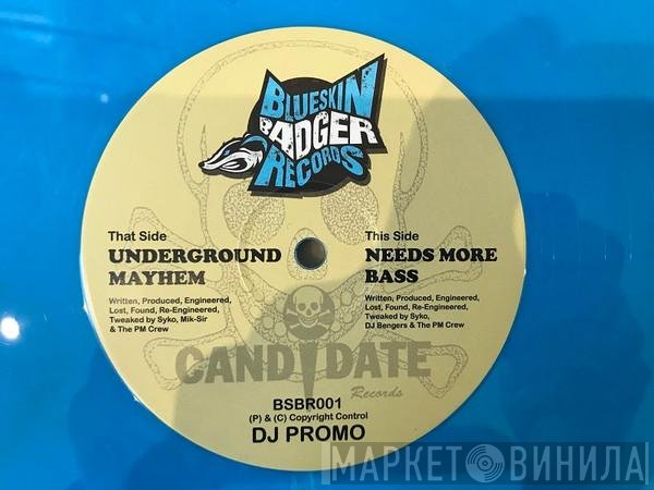 Persons Unknown - Underground Mayhem / Needs More Bass