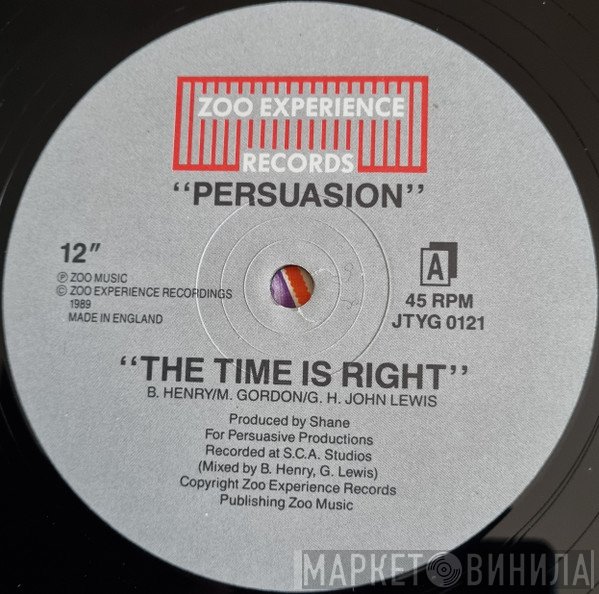 Persuasion  - The Time Is Right