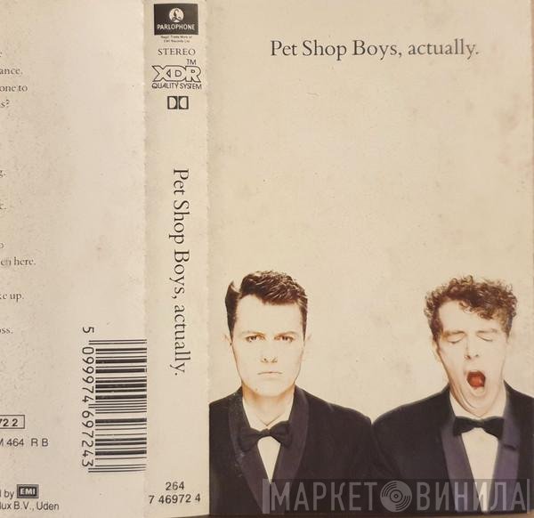 Pet Shop Boys  - Actually