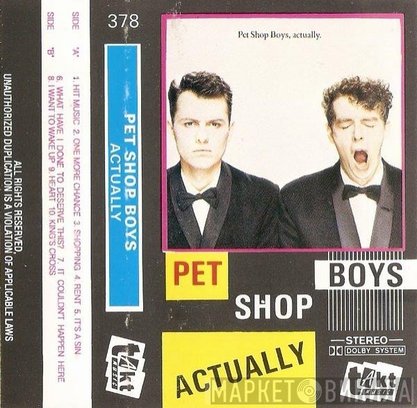 Pet Shop Boys  - Actually