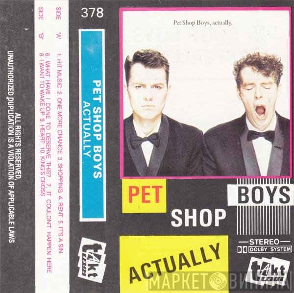 Pet Shop Boys  - Actually
