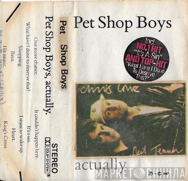 Pet Shop Boys  - Actually