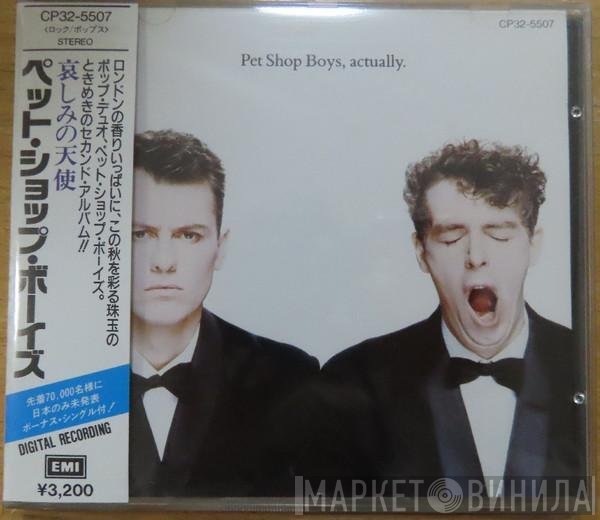 Pet Shop Boys  - Actually