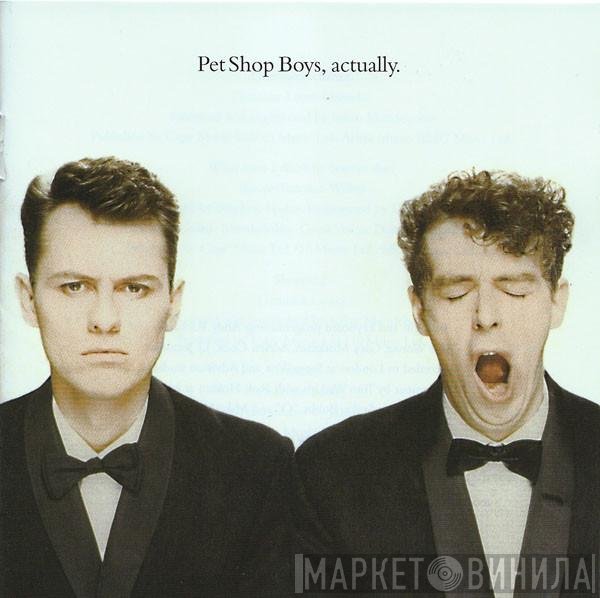 Pet Shop Boys  - Actually