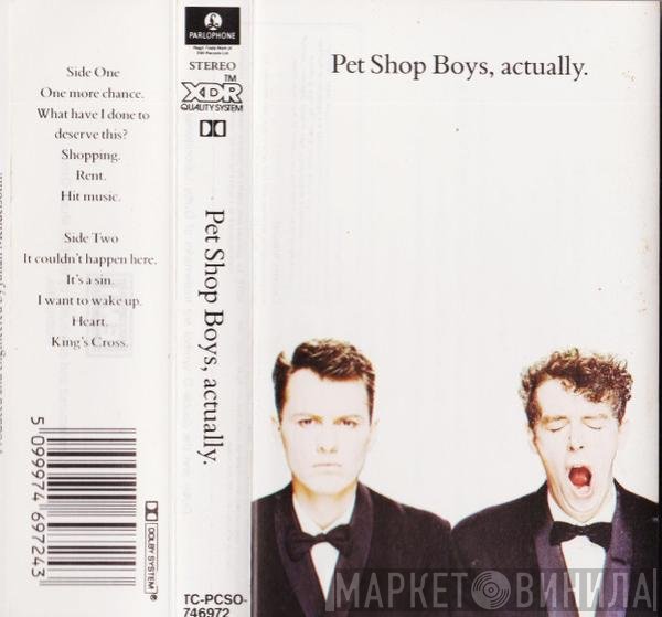 Pet Shop Boys  - Actually