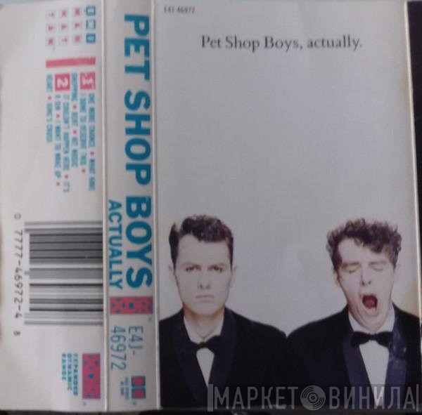 Pet Shop Boys  - Actually