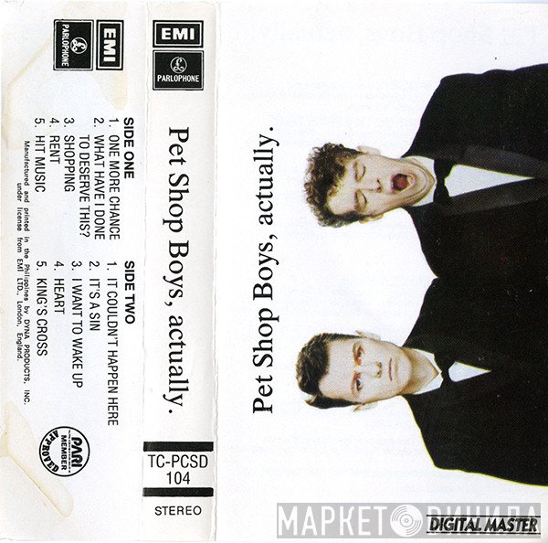 Pet Shop Boys  - Actually