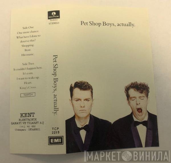 Pet Shop Boys  - Actually