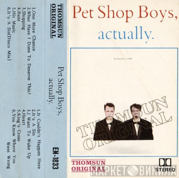 Pet Shop Boys  - Actually