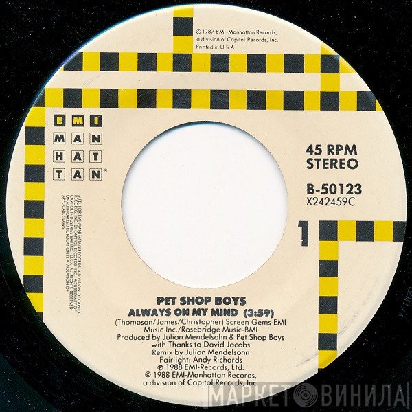 Pet Shop Boys - Always On My Mind