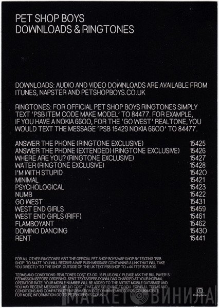 Pet Shop Boys  - Answer The Phone