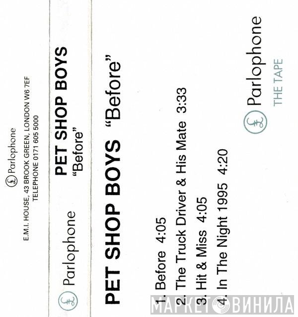 Pet Shop Boys  - Before