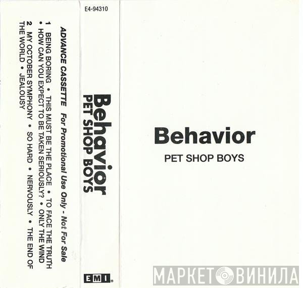 Pet Shop Boys  - Behavior