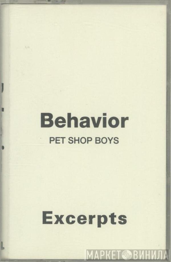 Pet Shop Boys  - Behavior