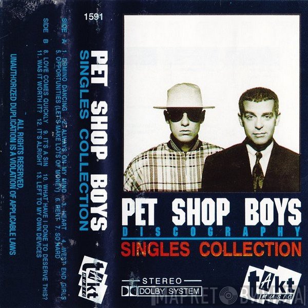 Pet Shop Boys  - Discography Singles Collection