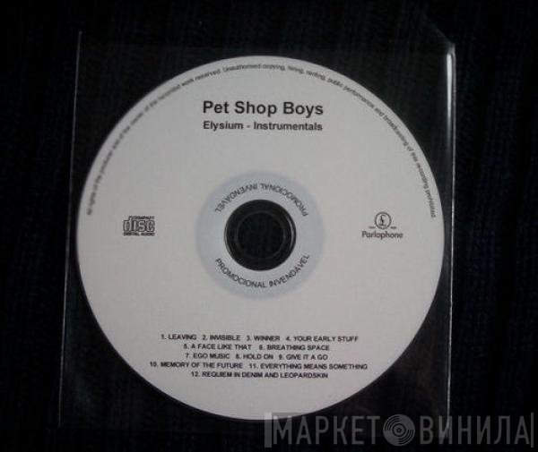 Pet Shop Boys  - Elysium - Instrumentals