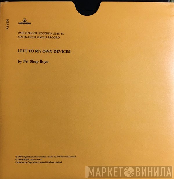 Pet Shop Boys - Left To My Own Devices