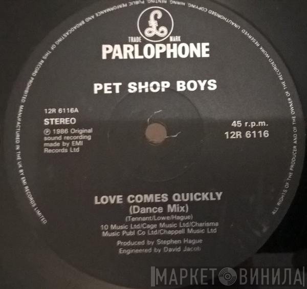 Pet Shop Boys - Love Comes Quickly