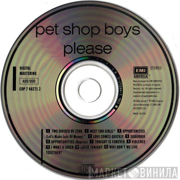 Pet Shop Boys  - Please