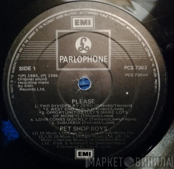Pet Shop Boys  - Please