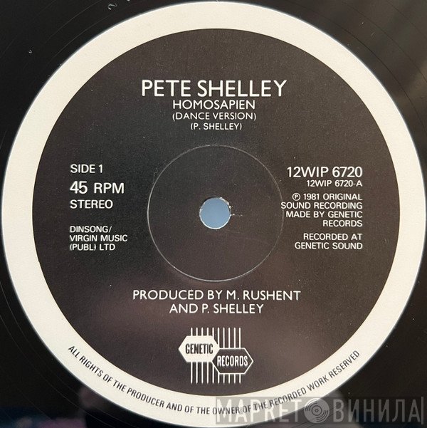 Pete Shelley - Homosapien