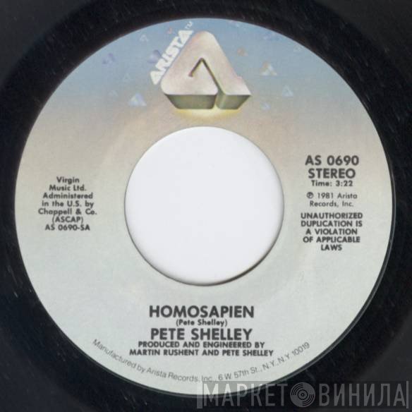 Pete Shelley  - Homosapien