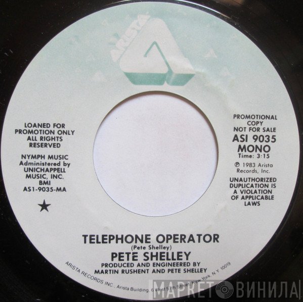 Pete Shelley  - Telephone Operator