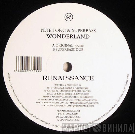 Pete Tong & Superbass - Wonderland