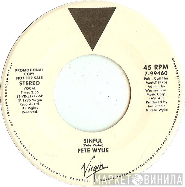 Pete Wylie - Sinful